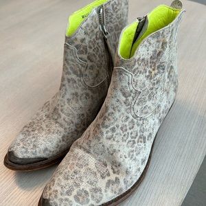 GOLDEN GOOSE CHEETAH BOOTS Sz 40